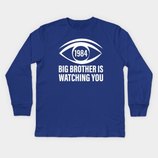 Big Brother is Watching You (George Orwell, 1984) Kids Long Sleeve T-Shirt